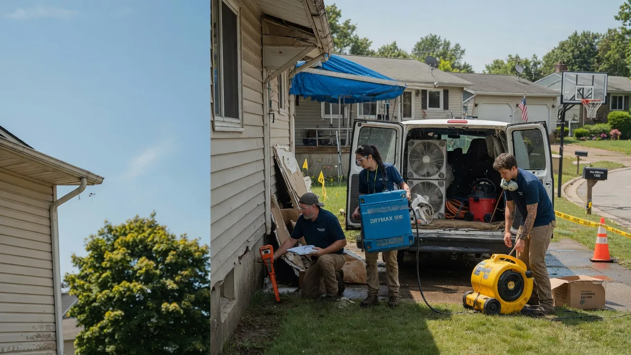 Ceiling Leak Cleanup in Foster City, MI near me